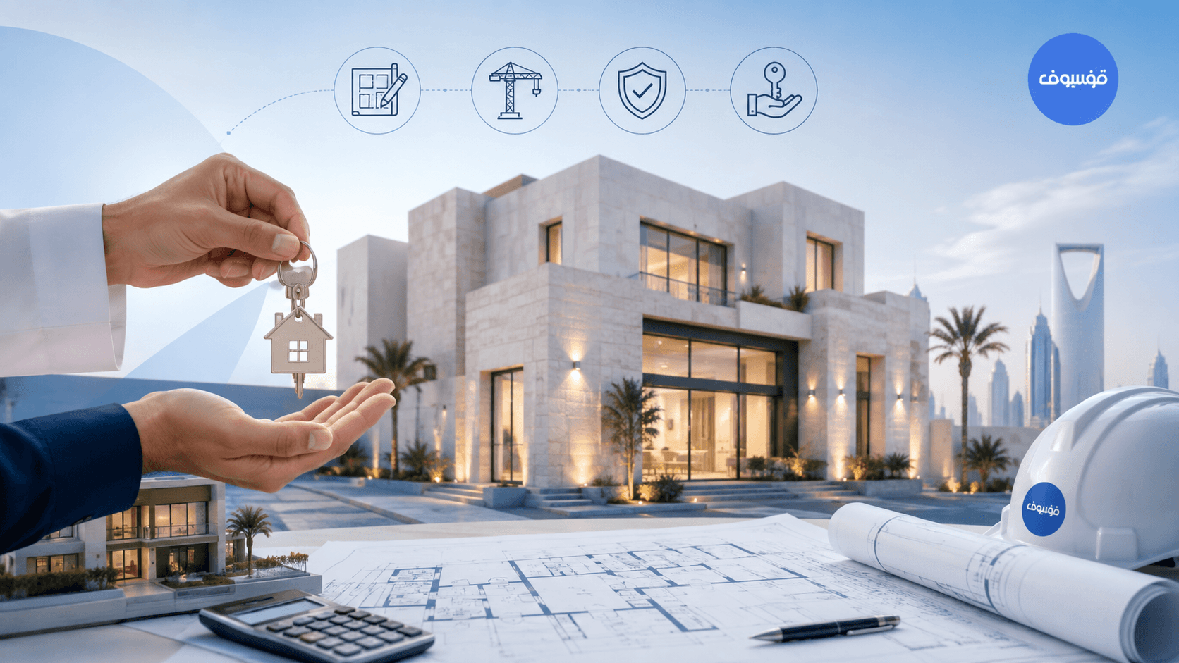 Turnkey house construction cost in Saudi Arabia