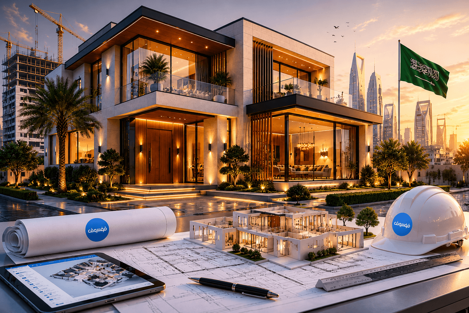 تصميم معماري حديث داخل السعودية